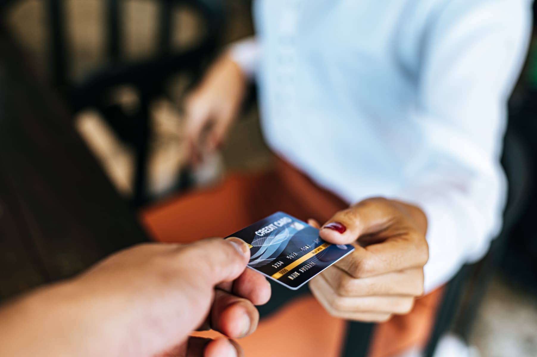 paying by credit card